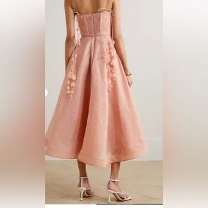 Zimmermann Peach Fabric Detail size AU 2